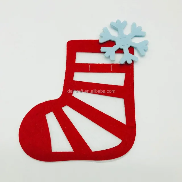 christmas stockings socks plaid santa claus candy gift bag xmas