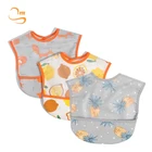 New Design Large Size EVA Cotton Pocket Body Bibs Baby Bib Waterproof