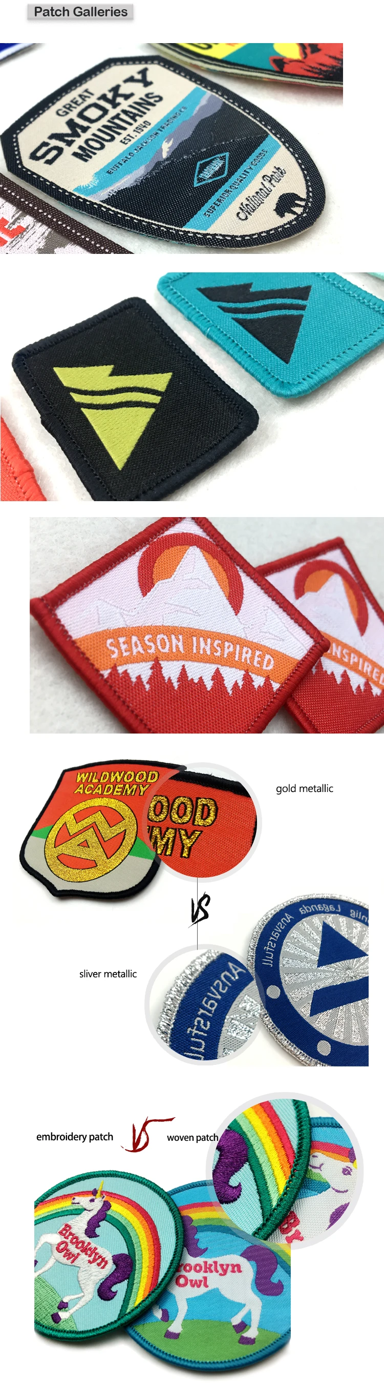 Wholesale Cheap Fashion High Quality Customized embroidery/woven patches