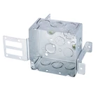 4" wraparound square 2 1/8in deep metal junction box