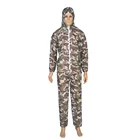 Cheap Disposable Protective Waterproof Non Woven Camouflage Coverall Clothing