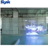 high referesh SMD1921 light weight led video wall indoor P3.91-7.81mm glass transparent led display