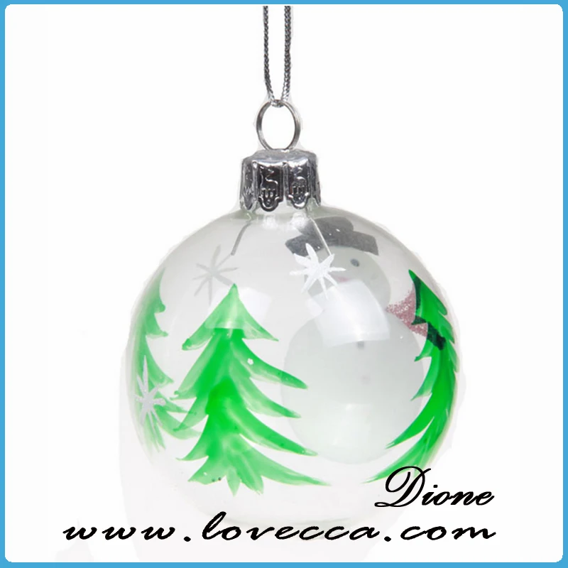 christmas glass inside painting ball xmas ball