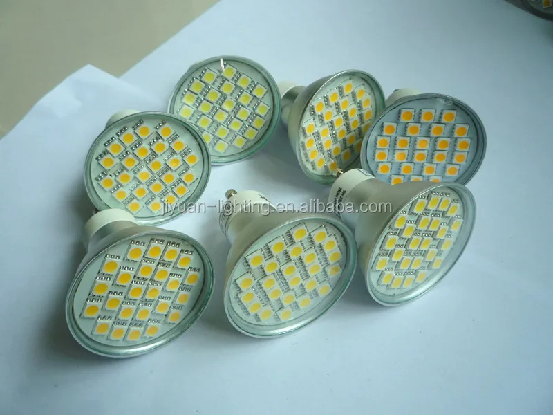 eye spot light 3w led spot light bulbs smd3528 glass cover 48pcs