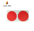 45mm Sticker 100 pcs Red colors high quality laser engraving and cutter