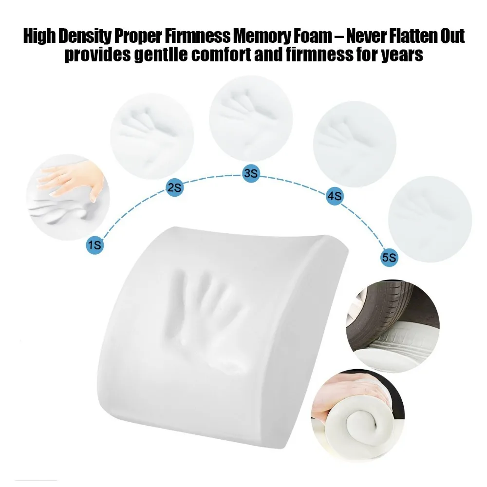 popular ergonomic washable lumbar spine protecting memory foam