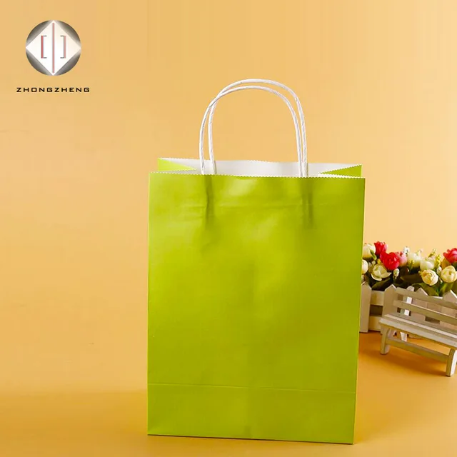 colorful different types custom design shopping gift paper bag