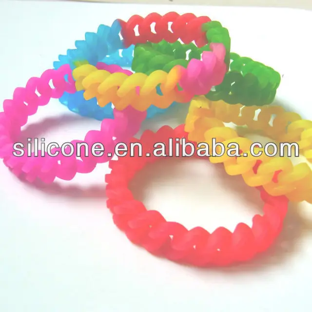 christmas silicone bracelet silicone rubber wristband band