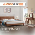 Luxury Double Bed Solid Wood Bed Room Furniture Bedroom Set