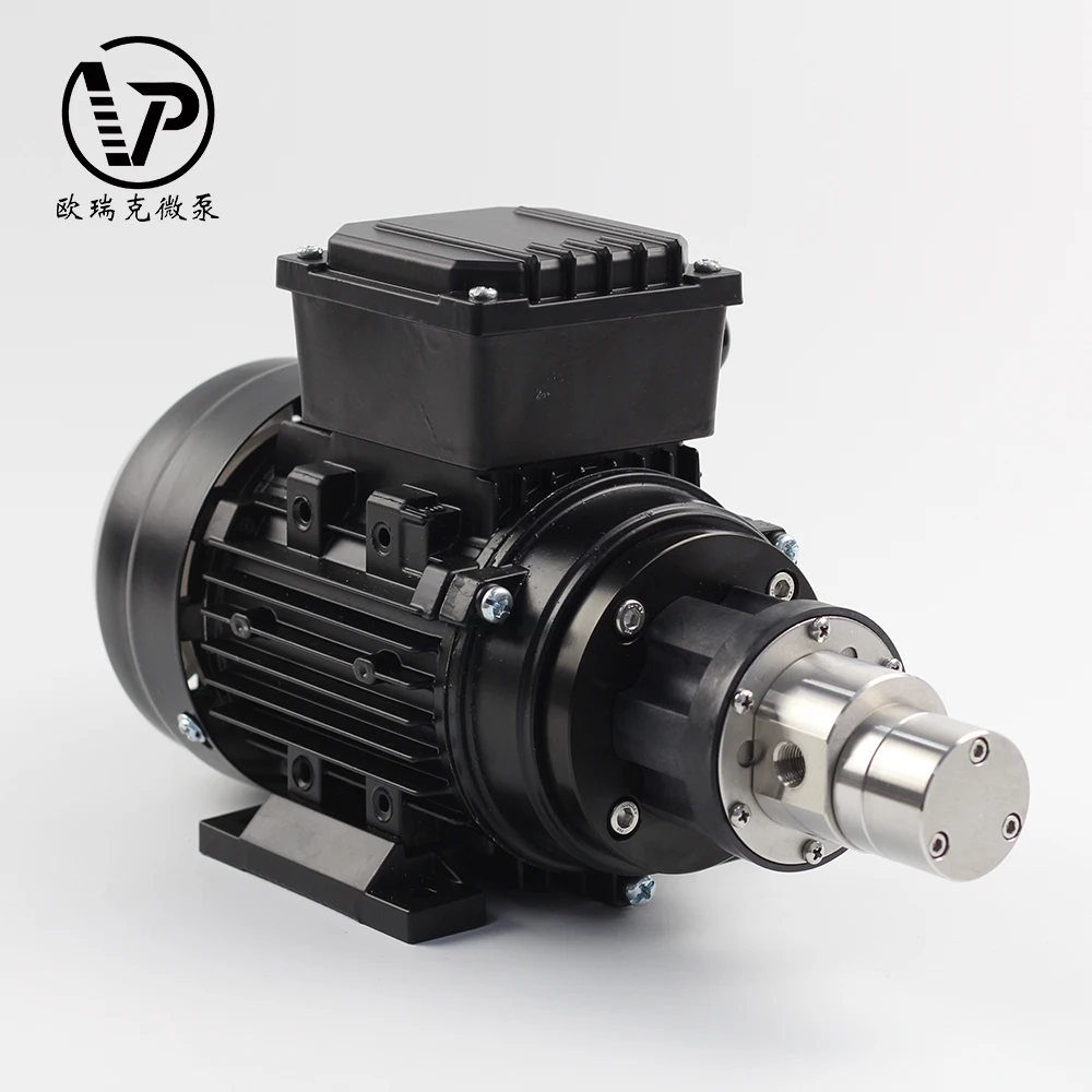 High Precision Micro Gear Pump For Food Fuel Grade Oil Stainless Steel