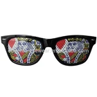 2018 new fashion style funny pattern pinhole glasses