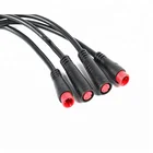 Led outdoor lighting 2 3 4 5 6 Pin M6 M8 waterproof connector IP68
