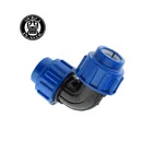 pp pe compression fittings/spanish style pe compression 90 deg equal elbow for irrigation pipe fittings