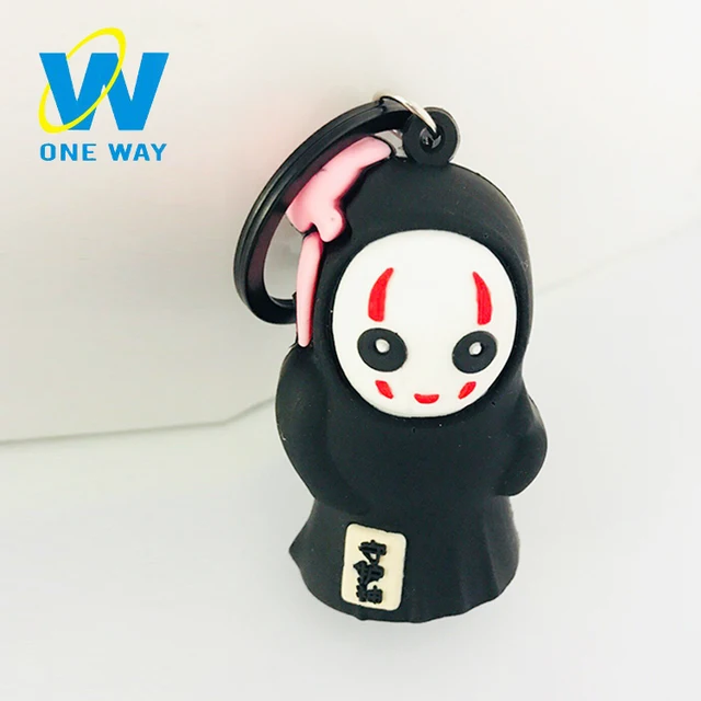 3D ソフトゴム pvc キーホルダープロモーションプラスチックキーホルダーカスタムデザイン chrarater 形ソフト pvc キーリング