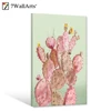Modern Pink Cacti Canvas Print Picture Cactus Painting Home Decoration