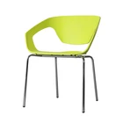 Mattlife durable metal plastic dining chair