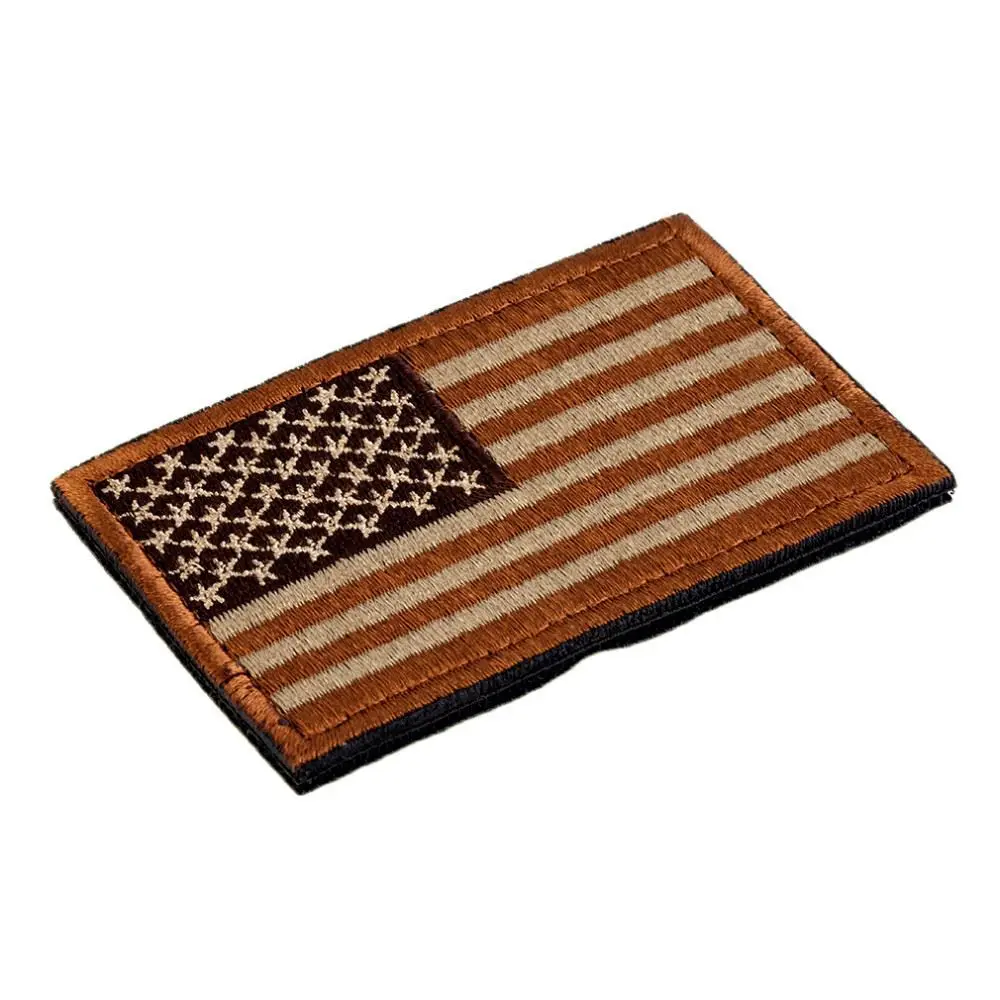 Hot Sale America Flag Embroidery Double Faced Cloth Epaulette Armband Badge Army Tactical Patches 2015 Fashion