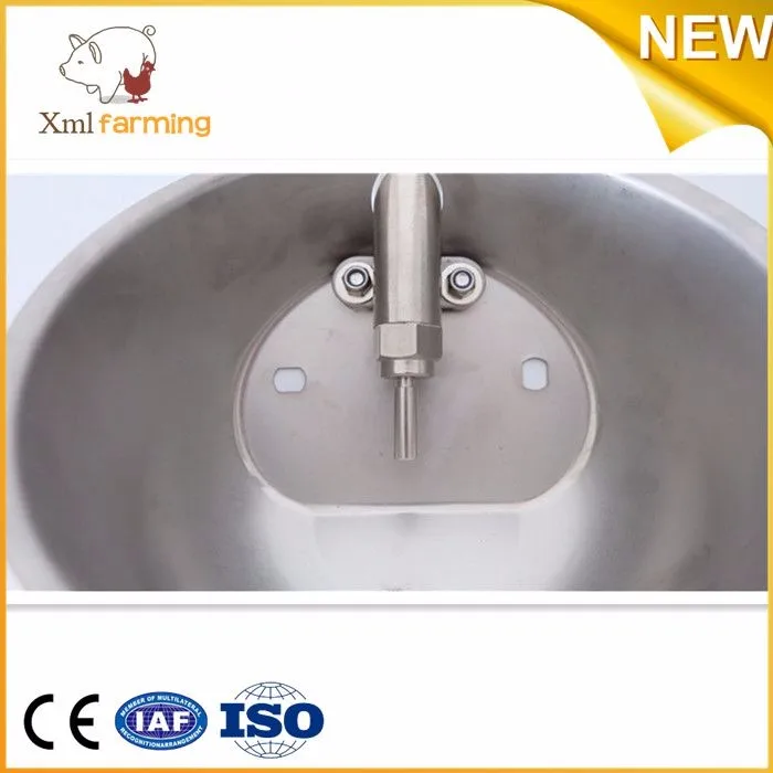 advantages of round square bowl drinker pig waterer hog waterers