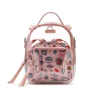 Summer Women Shiny Backpack PVC Transparent Back Pack For Young Lady