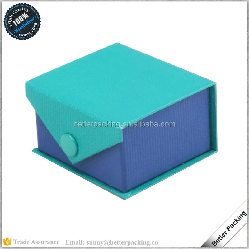 stripe paper cardboard ring jewelry packaging box for ring