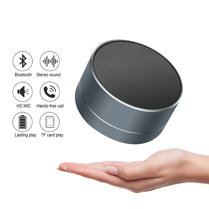 Factory Supply 3D Stereo Sound USB Rechargeable Wireless Mini Speaker Bluetooths for Mobile Phone - ANKUX.COM