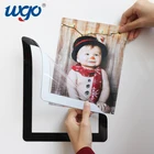 A4 Innovative No Drilling Restickable Plastic PVC Acrylic Refrigerator Magnet Picture Photo Frame