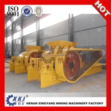 Silica sand making crusher/ double roller crusher machine with two motors
