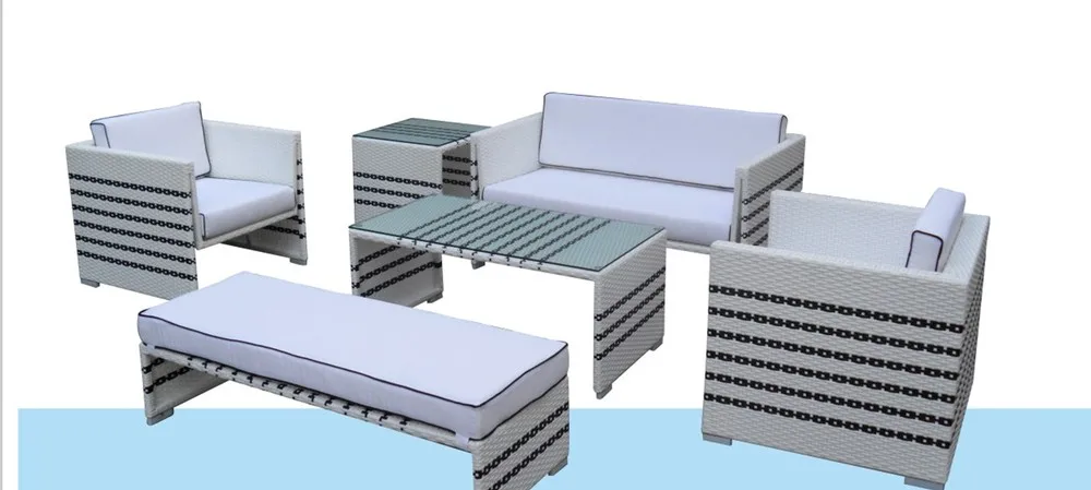 人気のベストセラードミニク抗- 横滑り簡単なインストール庭の家具籐のソファセットが仕入れ・メーカー・工場