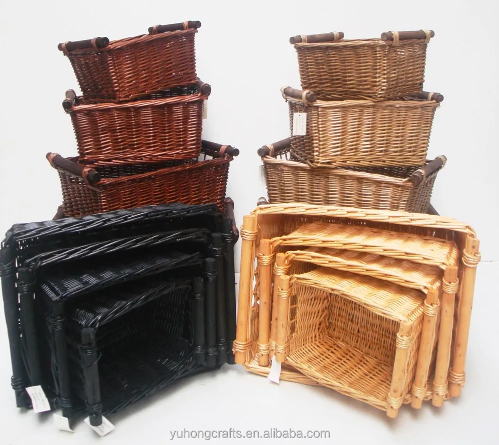 handmade traditional willow basket