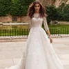 Customized indian wedding dress bridal ball gown long sleeve