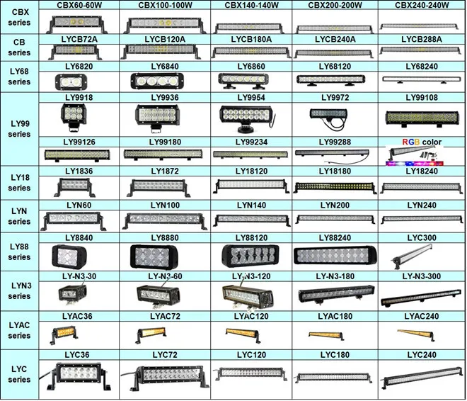 light bar colorful