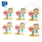 Private Label Design Printing Die Cutting Size Price Barcode Tag Pvc Paper Thermal Color Adhesive Sticker Label