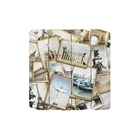 2018 home decorative abstract wooden paper print arts board American style