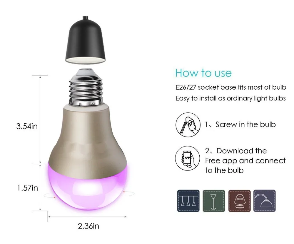 top selling price of zigbee module wifi led bulb ,RGBW color change with music and photo led light - ANKUX.COM