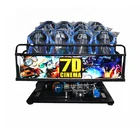 Best Electric System 5D Cinema Systems 7D Cinema Cabin 6 Seat Equipment Hot Sale 5d Movie Theater