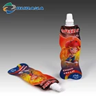 Hot Sales Food & Beverage Package Shaped Spout Juice Pouch