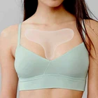 Amazon Hot Sale T shape Medical Grade Silicone Anti Wrinkle Chest pad Breast wrinkle remove anti-aging Decollet pad