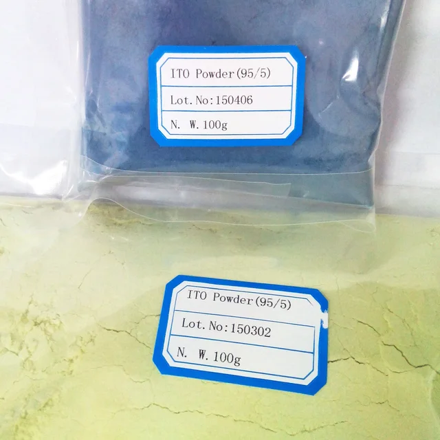 99.99 indium tin oxide, blue ito powder, pure nano ito