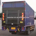 Refrigerator box van truck body with tail lift