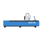 AI Metal Laser Cutting Table Small Working Tables Size Of 2500*1300 With 1000w Fiber Laser Cutting Machine For Metal