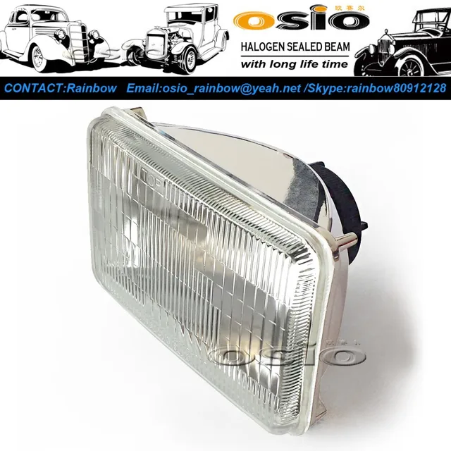 12v / 24v auto halogen mirror semi sealed beam auto halogen lamp