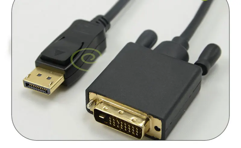 Multibao 2M DisplayPort Display Port DP to DVI-D 24+1 Male Digital Video Cable Lead PC TV 2