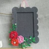 New arrival Christmas promotion gift felt picture 8x7 photo frame for craft