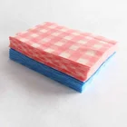 Square pattern 22 mesh cleaning cloth Spunlace non woven kitchen wipes