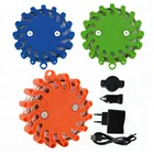 LED Road Flare Flashing Warning Rechargeable Safety Light Roadside Flare Emergency Disc Beacon