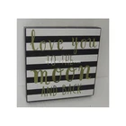 Wooden Zebra Crossing Pattern Decorative Logo