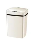 12l mini sensor plastic car trash can intelligent desktop trash bin
