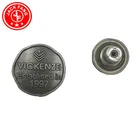 Good quality custom customized brass Clothing metal and rivets denim jacket jeans button for garment jeans