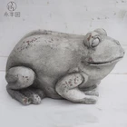 Wholesales Fiberglass MgO Outdoor Animal Frog Statue