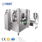 Retort / Stand Up Liquid Pouch With Spout Filling And Sealing Machine